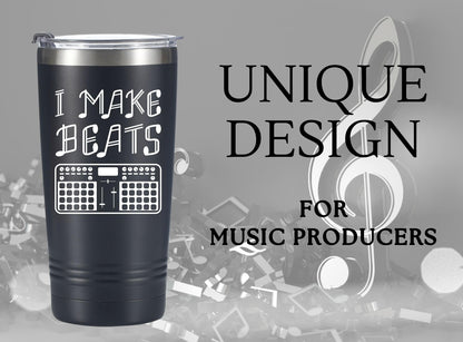 Onebttl Music Producer Gifts, Cool DJ Gifts for Christmas, Birthday, 20oz Stainless Steel Tumbler with Lid Straw