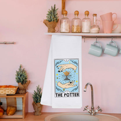 MBMSO Pottery Gifts Ceramic Pottery Towel Clay Pottery Maker Gift for Pottery Lover The Potter Ceramic Artist Gift Clay Towel (Pottery TW)