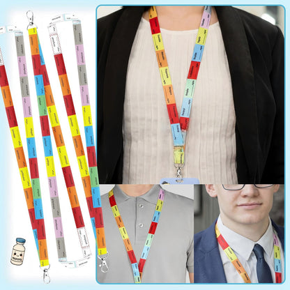 Tinlade 40 Set Nurses Week Anesthesia Team Gifts, CRNA Nurse Anesthetist Appreciation Lanyards Badge Holders and Thank You Cards Medication Label Gifts for OR Pacu Nurses Hospital