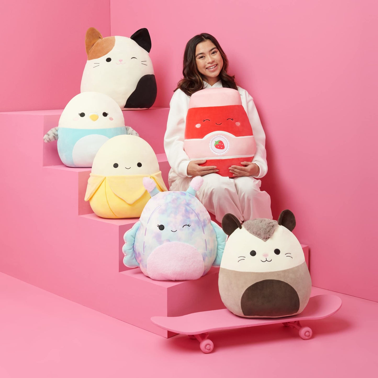 Squishmallows Original 12-Inch Trudy Ladybug with Spotted Wings - Official Jazwares Plush