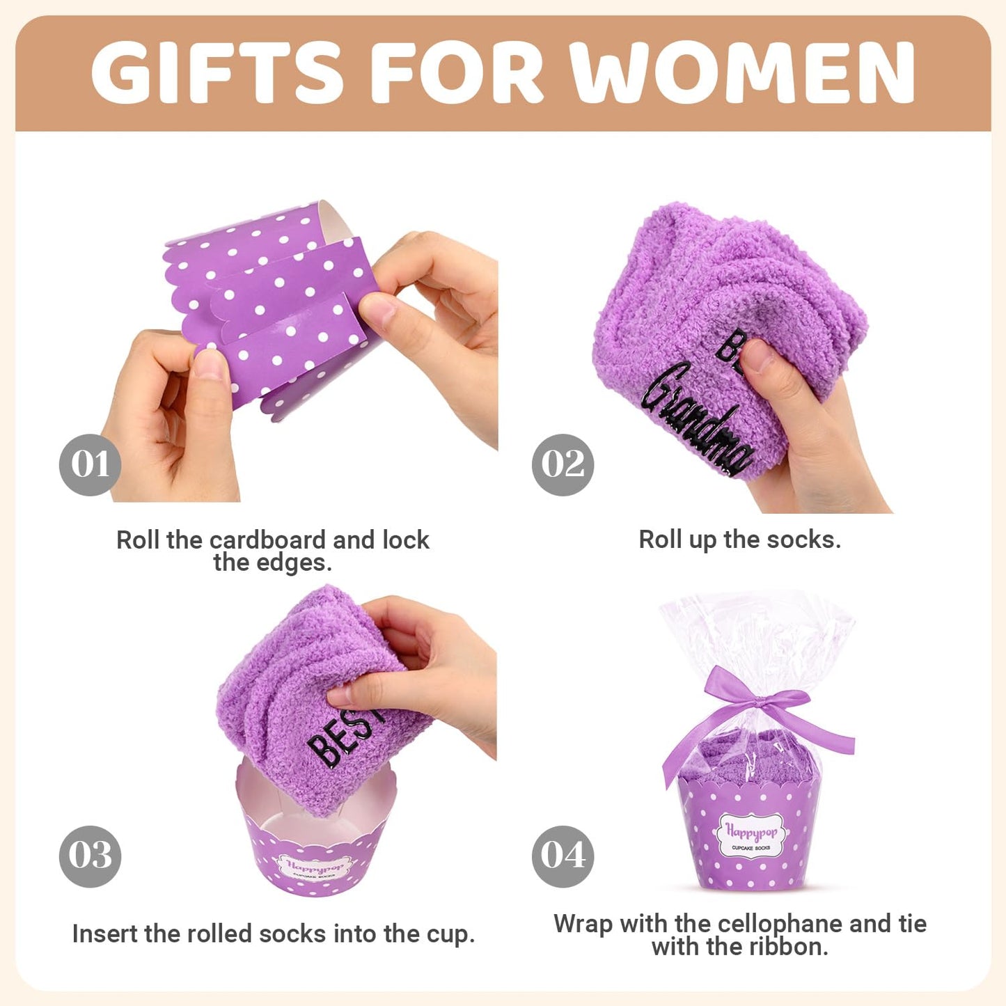 HAPPYPOP Mothers Day Socks - Sisters Aunt Gifts, Gifts for Sister Daughter Mother in Law