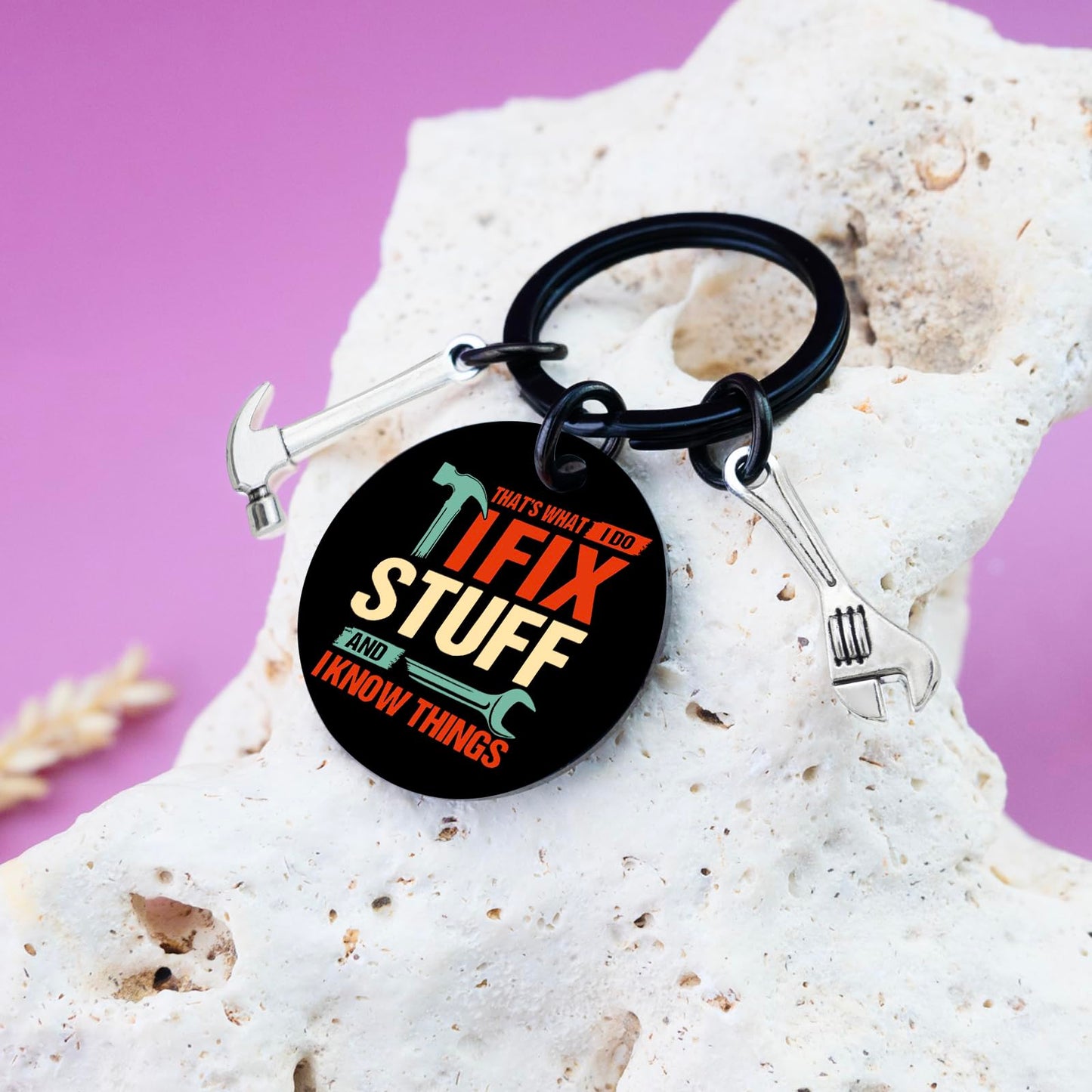 Gift For Men Dad Maintenance Man Mechanic Gift For Men Construction Worker Engineer Husband Grandpa Handyman Carpenter Keychain Mens Dad Gifts For Birthday Mens Valentine Father's Day Gift