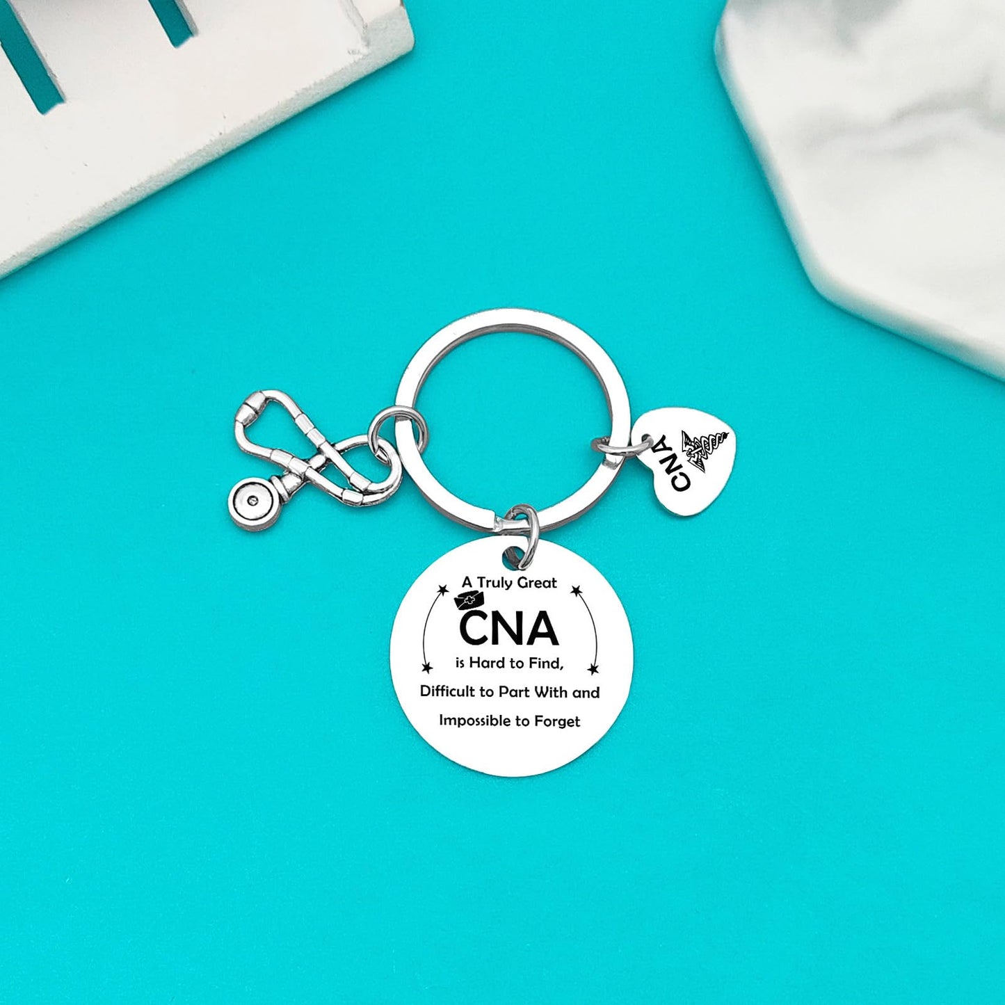 5 Pcs CNA Gifts CNA Keychain CNA Appreciation Gifts A Truly Great CNA is Hard to Find Keychain CNA Leaving Gifts CNA Retirement Gifts CNA Coworker Gifts CNA Week Gifts CNA Thank You Gifts