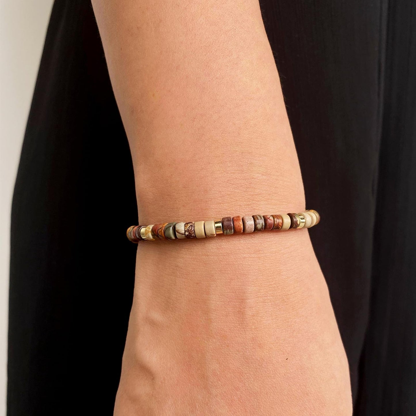 yupoxiu Inspirational Gifts Healing Natural Stone Bracelets - Thinking of You, Get Well Soon Encouragement Gifts Strength Bracelets for Women Friends Sister, Christmas Stocking Stuffers Thanksgiving Basket