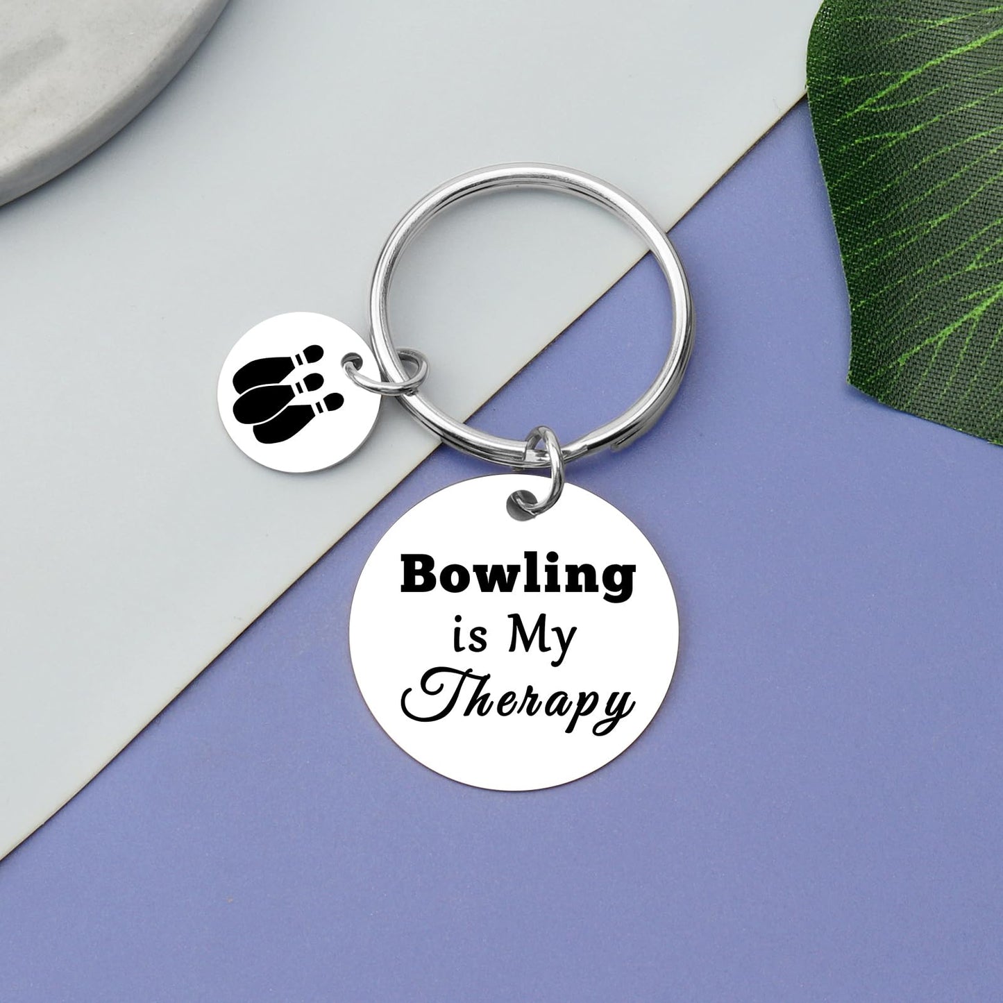 Vadaka 6 Pcs Bowling Gifts Keychain Bowlings Lover Gifts Bowling Themed Gift for Women Men Team Gift Birthday Present for Coach Women Girls Friend Bowlings Accessories Keychain