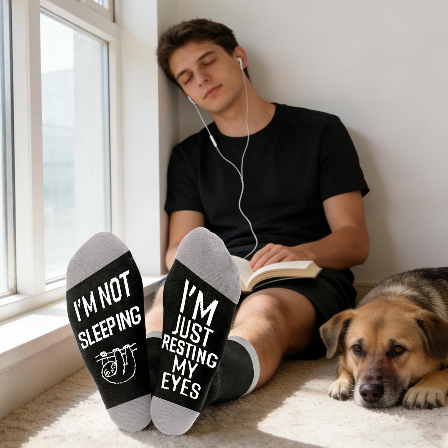 Funny Gifts for Men Women, Fathers Mothers Day Humor Novelty Crew Sock Birthday Present for Couple Friend