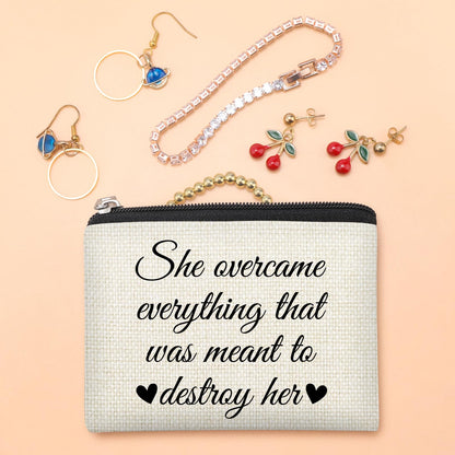 Self Care Gifts for Women Coin Pouch Empowering Gift for Strong Women Feminist Gifts for Feminists Power Gifts for Mom Daughter Friend Female Badass Affirmation Inspirational Gift Coin Wallet