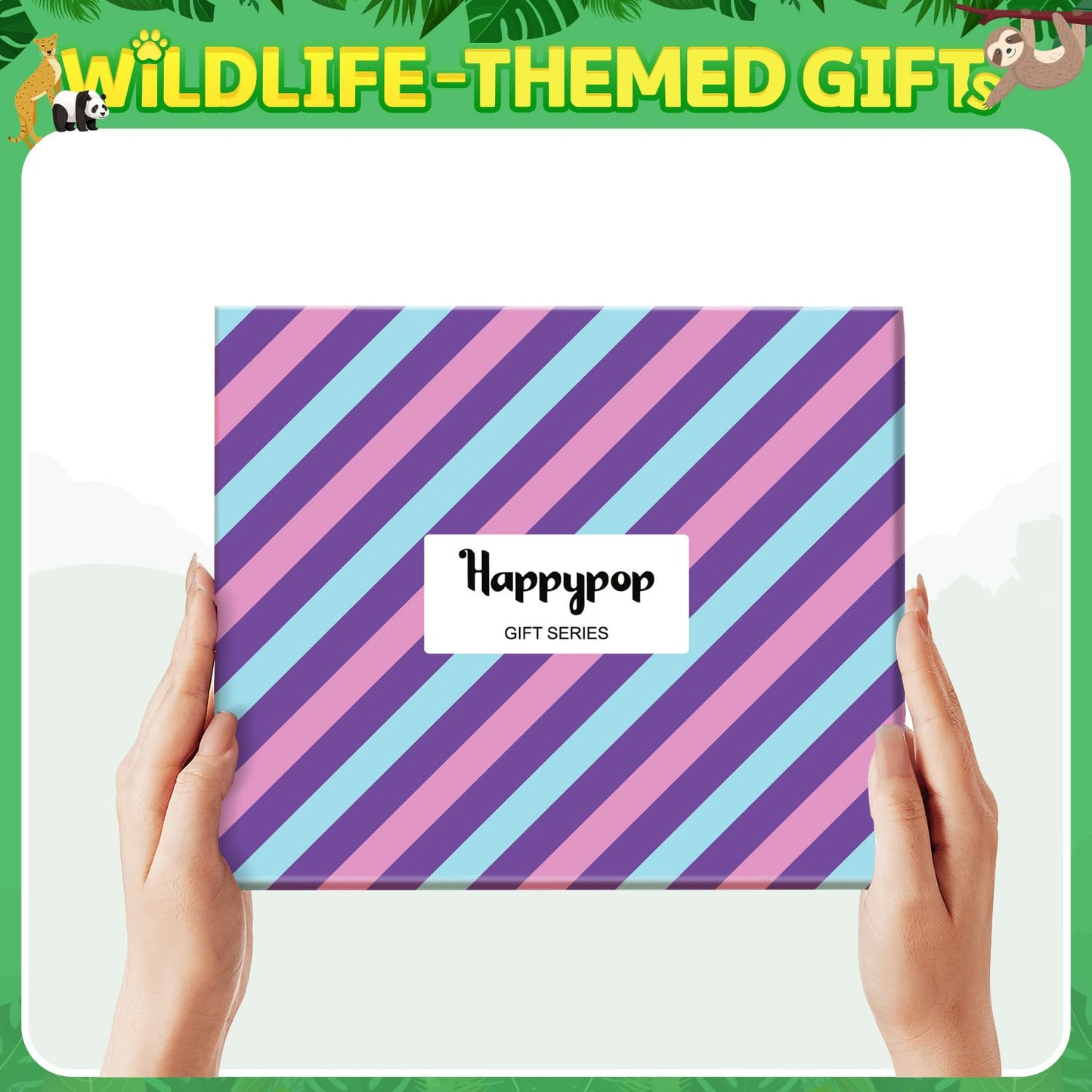 HAPPYPOP Funny Socks for Women - Cute Elephant Possum Cool Tiger Gifts for Animal Lovers
