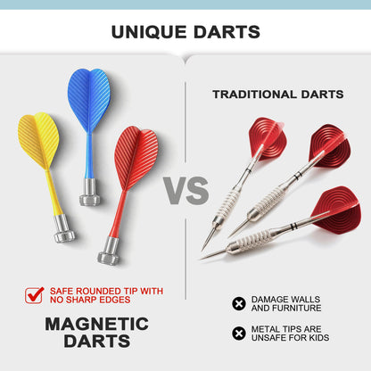 Gifts for 6 7 8 9 10 11 12 13 14 15 16 Years Old Girl Boys, Outdoor Games Activities Toys for Kids 8-12, Magnetic Dart Board, Teen Gift Ideas for Christmas, Birthday