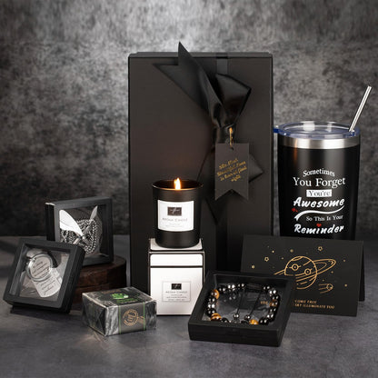 Gift Box for Men,Birthday Gifts for Men Gift Baskets for Man Male Retirement Gifts Man Set Unique Ideas Birthday Presents Box for Dad,Husband,Boyfriend,Coworker,Son,Christmas Box Presents