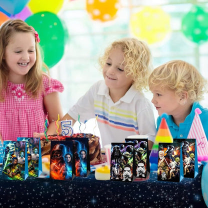Mozin 12Pcs Star of Wars Party Gift Bags Goodie Bags, Star of Wars Party Supplies for Kids Birthday Decorations