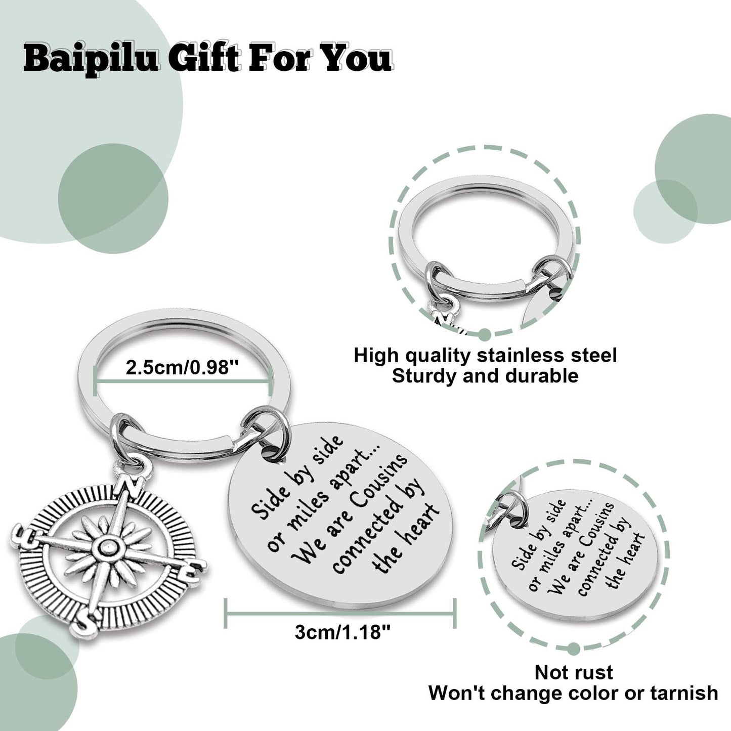 Cousins Thank You Gifts for Sister & Brother: Inspirational Friendship Gift
