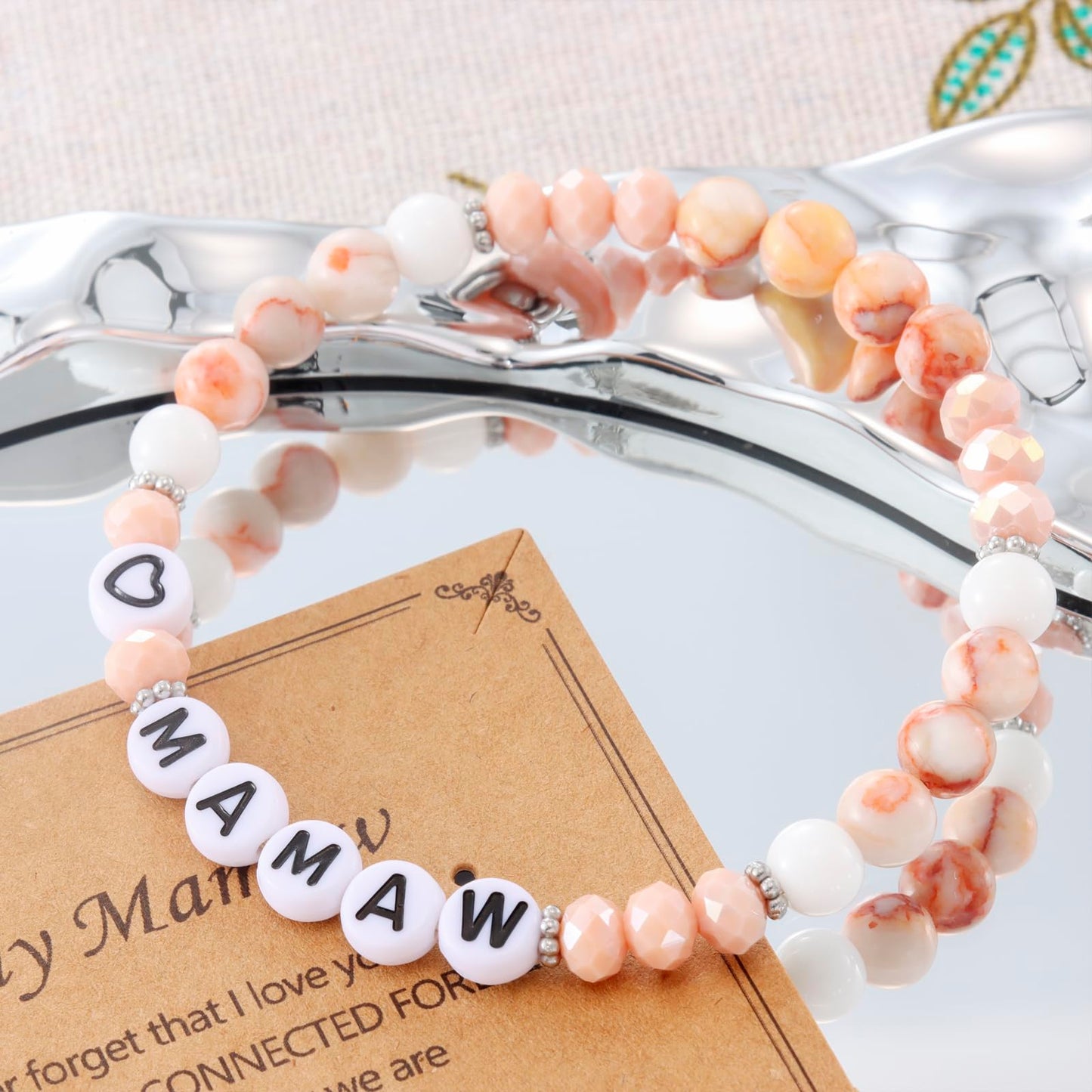 Gifts for Mamaw Birthday from Grandchildren Best Grandma Mothers Day Mamaw Bracelet