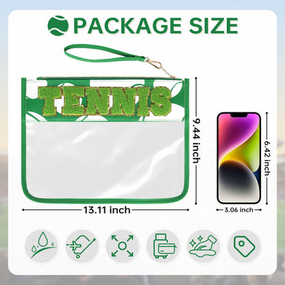 Baseball Gift Bags Baseballs Treat Bags Team Gifts Clear Chenille Letter Zipper Pouch Accessories Stuff Sport Portable