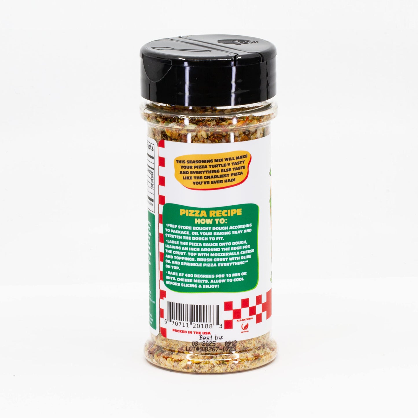 Teenage Mutant Ninja Turtles Pizza Seasoning | Spice | Pizza Gift | TMNT Pizza Party Favor Supplies | Officially Licensed