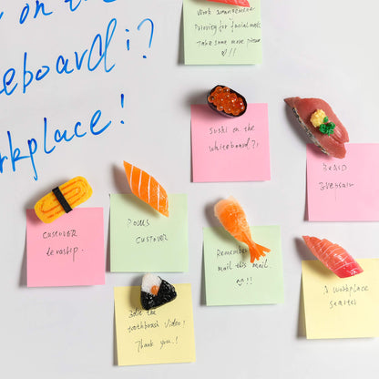 Cute Sushi Fridge Magnet Japenese Food Fun Magnets for Refrigerator Whiteboard, Fake Sushi Food Play Toys for Dollhouse Cake Kitchen Decoration Gifts(Sushi 1)