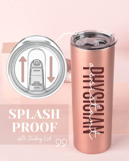 Onebttl Physician Assistant Gifts for Women, Gifts for Women on National Physician Assistant Day, Birthday and Christmas, 20oz Insulated Stainless Steel Travel Tumbler - PHYSICIAN ASSISTANT