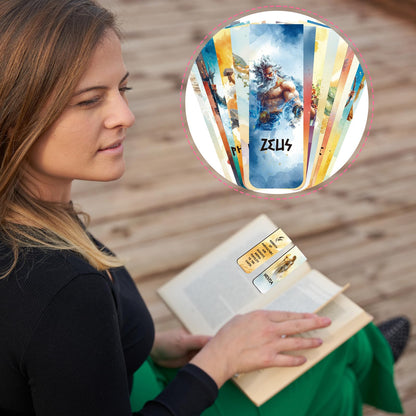 Greek Mythology Magnetic Bookmark Gift - Wxiben 30 Pcs Olympians Gods Bookmarks for Reading Ancient Greek Olympians Book Marks Page Magnets Marker Clip Gift for Book Lovers Students Teacher Bookish