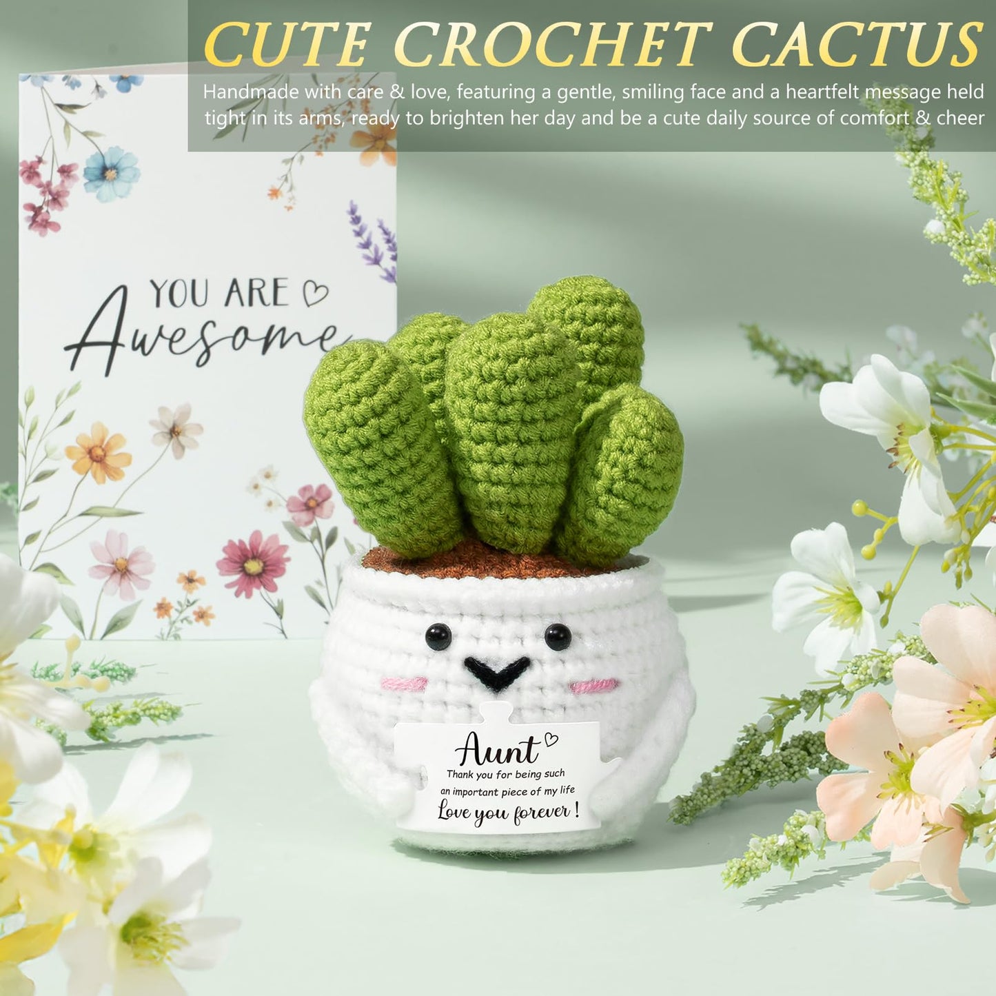 MAYICIVO Aunt Gifts from Niece Nephew, Mothers Day Aunt Birthday Gifts for Auntie, Best Auntie Christmas Birthday Gift Mothers Day Gift Baskets for Aunts Women with Canvas Tote Bag 16Oz Glass Cup