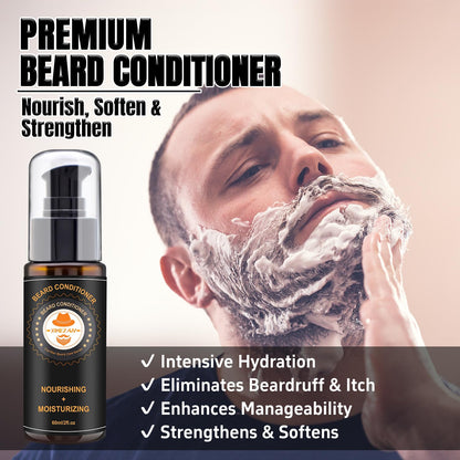 XIKEZAN Fathers Day Gifts for Dad Husband,Beard Kit Gifts for Men Grooming & Care w/Beard Conditioner, Wash,Oil,Balm,Birthday Valentines Easter Gifts for Mens Him Boyfriend Christmas Stocking Stuffers