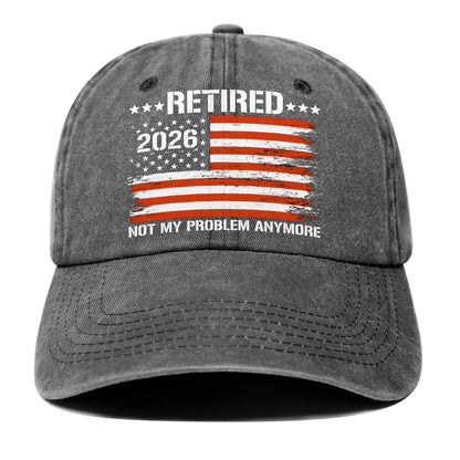 Retirement Gifts for Men Woman, Retirement Hats 2026, Cool Retired Gift - Adjustable Embroidery Baseball Cap