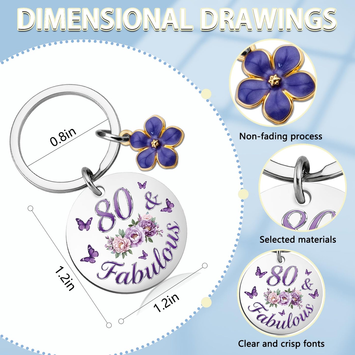 70th 80th Birthday Gifts for Women 70 80 Year Old Birthday Gifts for Mom Aunt Grandma