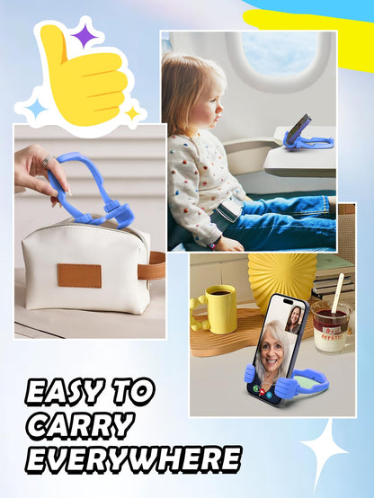 Teen Boys Gifts for Men Adults Fathers Day Cell Phone Stand: UPGRADE Gifts for Kids Son Adjustable Lazy Thumbs Up Phone Holder for Desk Cool Gadgets Fun Gifts ideas for Him Husband Stocking Stuffers
