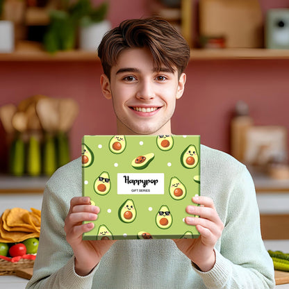 HAPPYPOP Funny Fruit Gifts - Avocado Pineapple Banana Strawberry Socks for Women Men