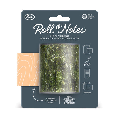 Genuine Fred ROLL O'NOTES Sushi, Perforated Sticky Roll Notes