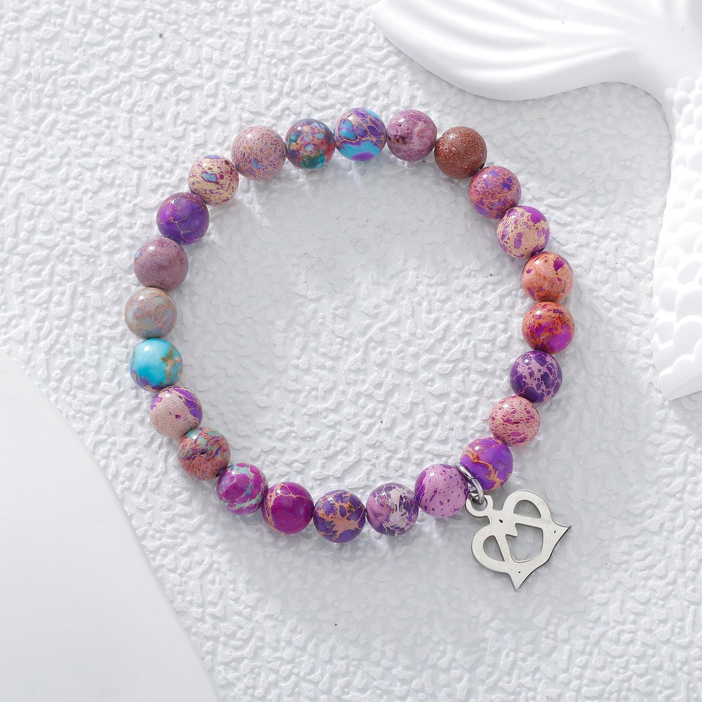 Fullrainbow Adoption Symbol Charm Bracelet - Adoption Day Gifts, Party Decorations, Thank You Gift