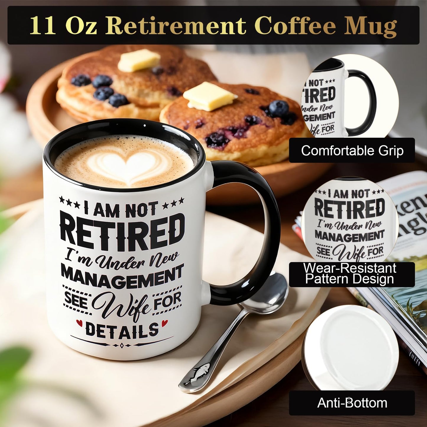 8 Pcs Retirement Gifts for Men 2026, The Legend has Retired Gift Ideas for Man Includes 11Oz Mug Cup Baseball Cap Socks Plaque Dice Keychain, Happy Retirement Gifts for Dad, Coworker, Boss, Teachers