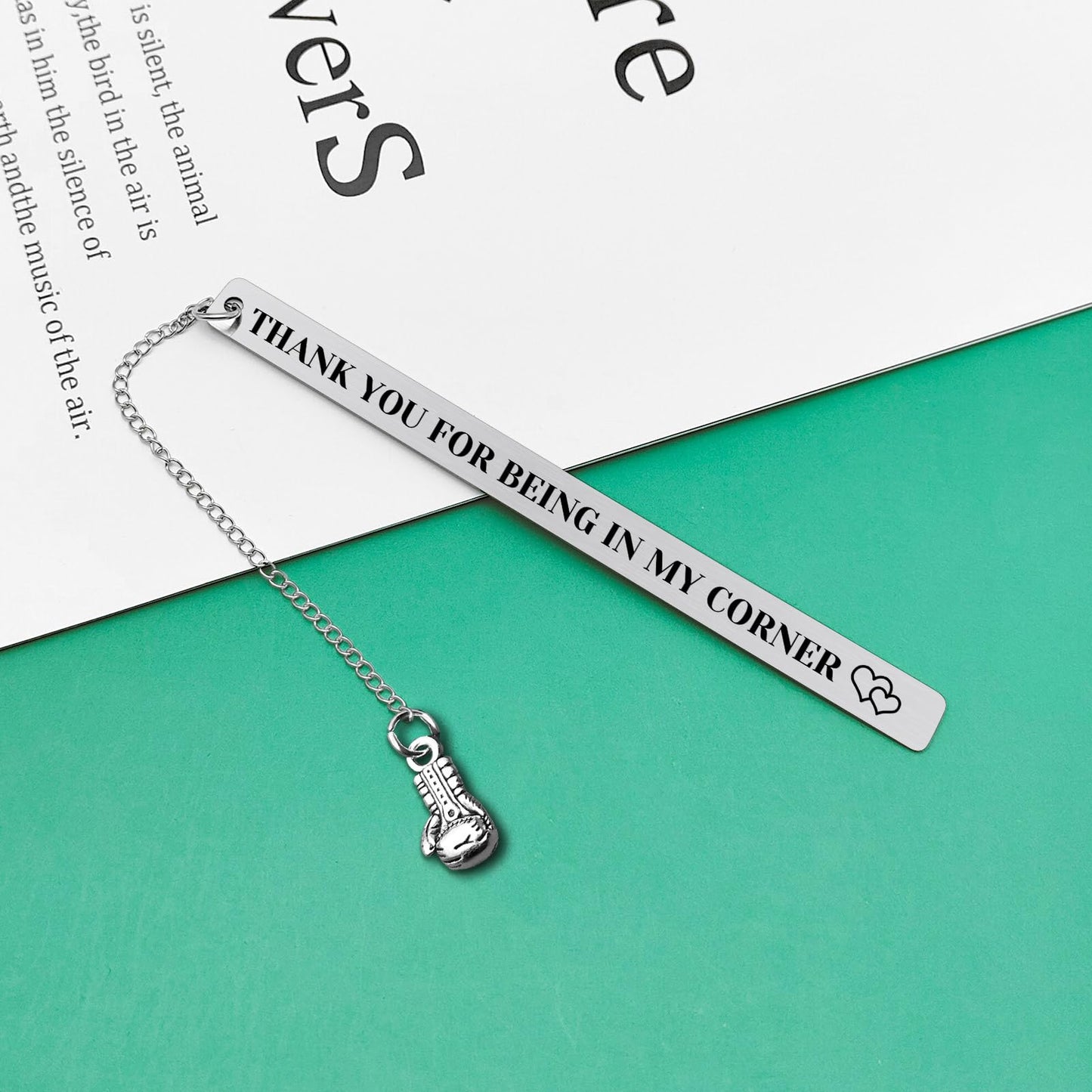 Boxing Gifts Fitness Bookmark Thank You Gift for Boxing Coach Leader Teacher Coworker Boxer Appreciation Present Bookmark Sports Lovers Future Boxer Thank You Present for Men Women