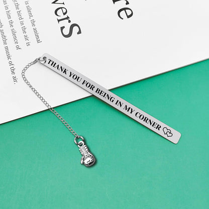 Boxing Gifts Fitness Bookmark Thank You Gift for Boxing Coach Leader Teacher Coworker Boxer Appreciation Present Bookmark Sports Lovers Future Boxer Thank You Present for Men Women
