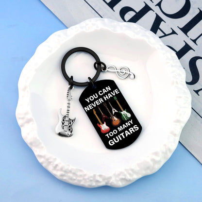 Guitar Gifts for Men Music Gift for Women Guitar Keychain Guitar Accessories Gift for Men Cool Gifts for Music Lovers Guitars Stuff Presents for Musicians
