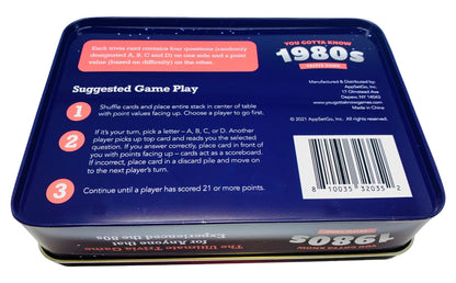 You Gotta Know 1980s - Trivia Game
