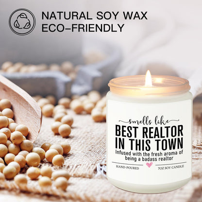 Funny Realtor Candle, Realtor Gifts for Women Men, Real Estate Agent Supplies, Closing Gift for Sellers, Funny Celebrate Reward Thank You Presents for Realtors, Salesperson, Broker, Realtor Supplies