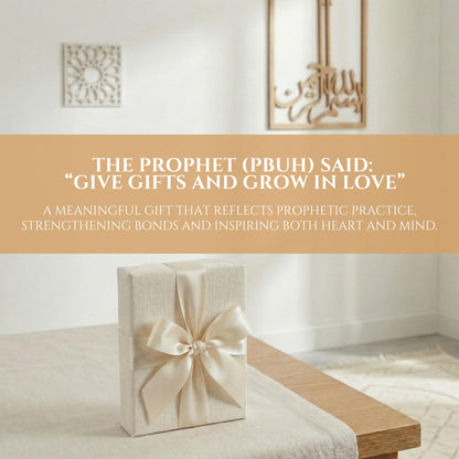 Islamic Wisdom Cards – Beautiful Gift Set with 40 Quran & Hadith Based Quotes for Spiritual Reflection, Ramadan & Eid | Premium Box + Wooden Stand