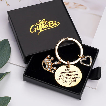 Funny Keychain Divorce Gifts for Women - Breakup Gift Inspirational Keychains, for Friends Birthday Key Chain