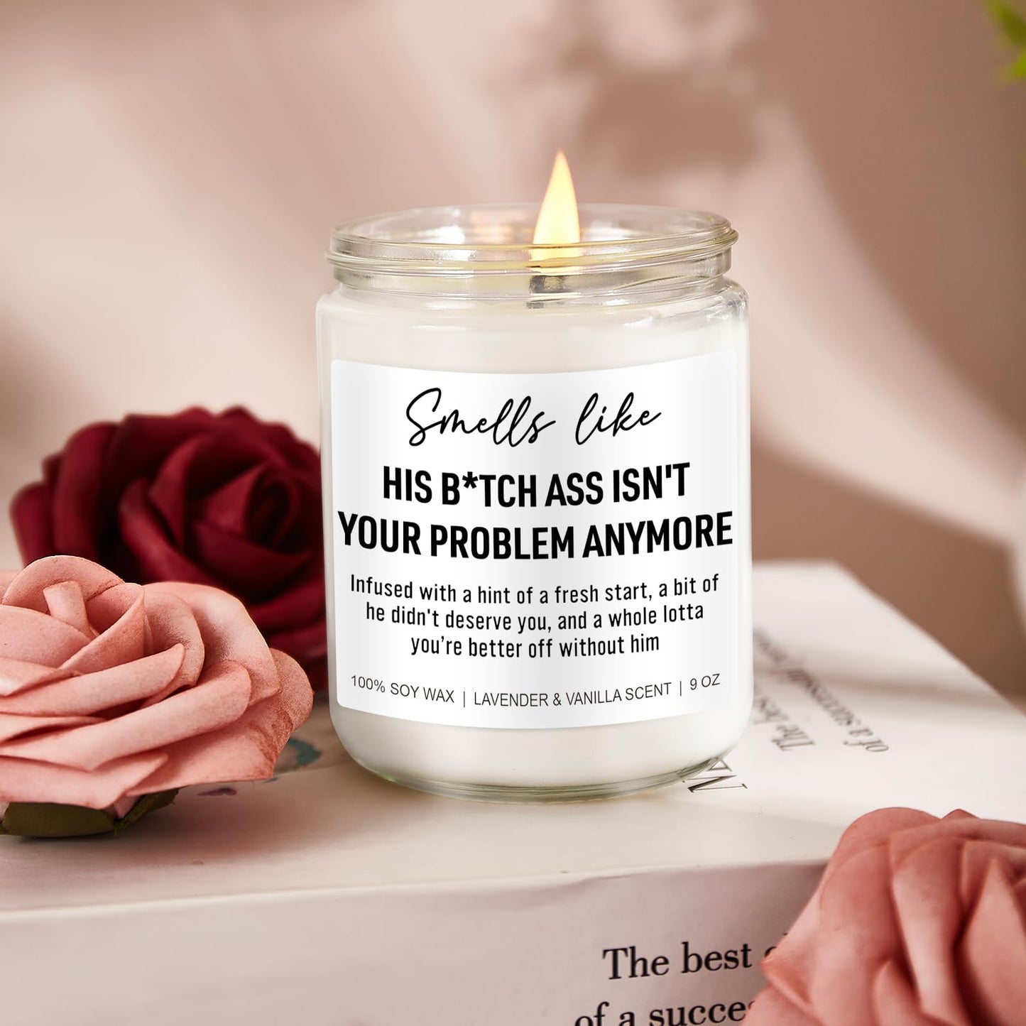 Younift Funny Scented Candles, Divorce Gifts for Women, Divorce Party Decorations - Cheer up, Breakup Gifts for Women, Newly Divorced Woman, Her - Break up, Ex Boyfriend Presents - 9 oz
