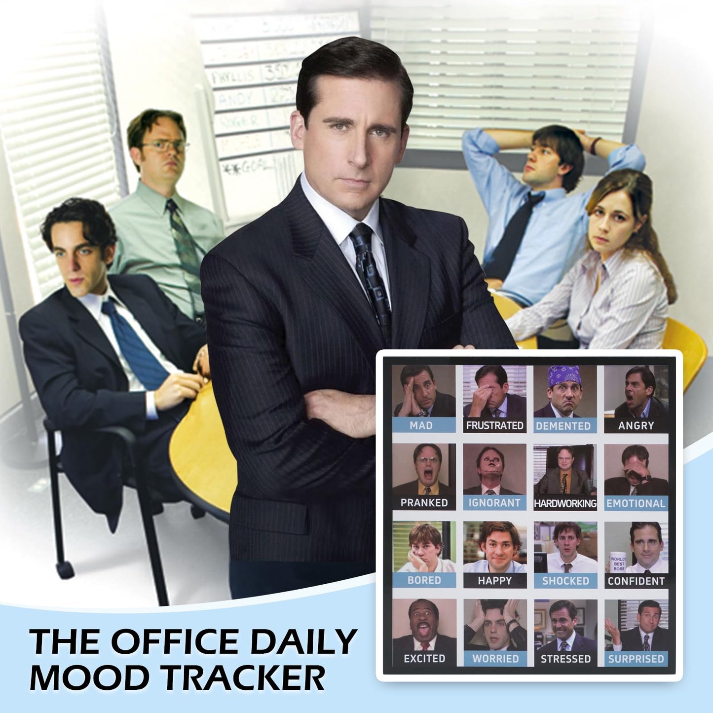 The Office Mood Magnet,The Office Gifts for TV Show Fans, Funny Magnets for Fridge,Today I'm Feeling