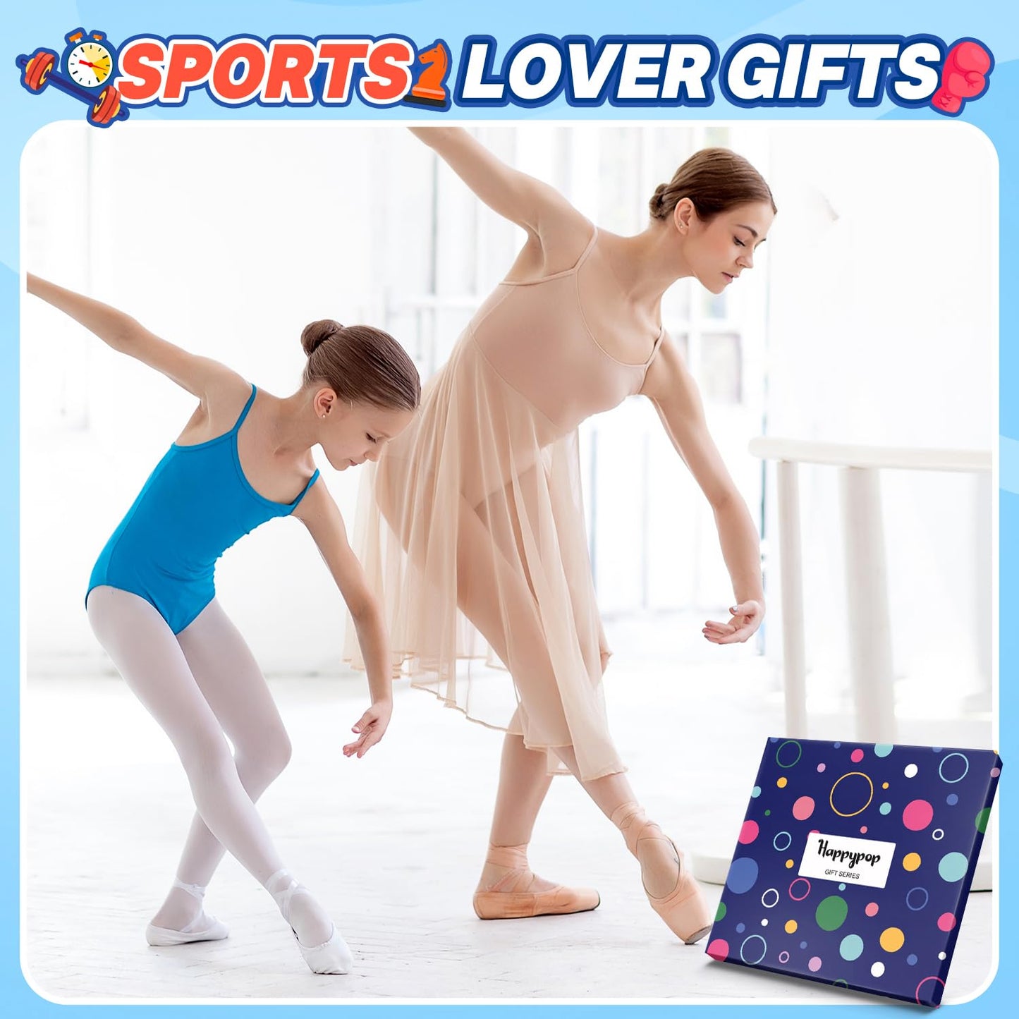 HAPPYPOP Sports Socks for Men Women - Weight Lifter Runner Hunter Dancer Climber Gifts