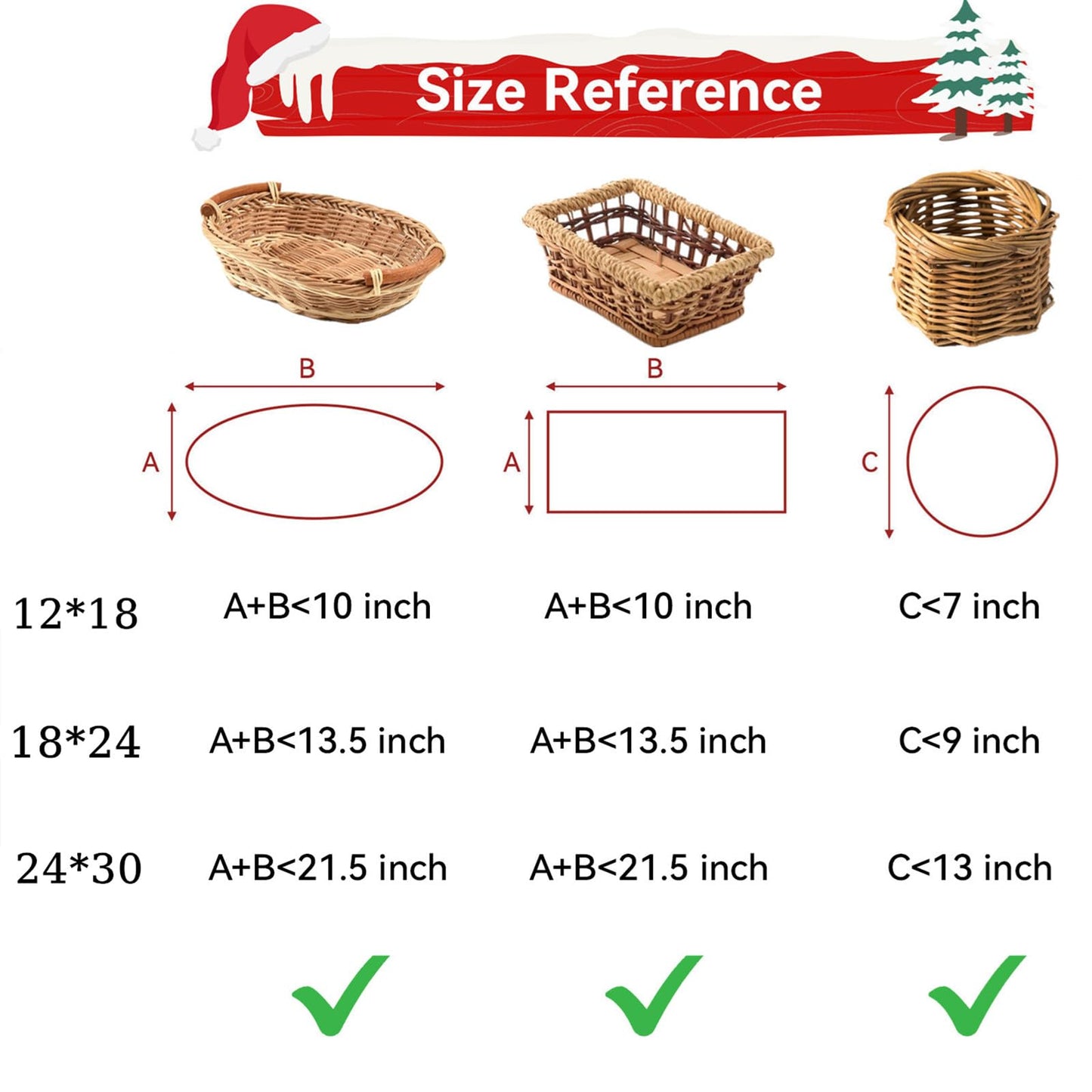 Ohuimrt 50Pcs Cellophane Bags 3 Sizes Cellophane Wrap 24x30 16x24 12x18 Inch Large Clear Plastic Bags with 50 Pull Bows for Gift Baskets Packaging