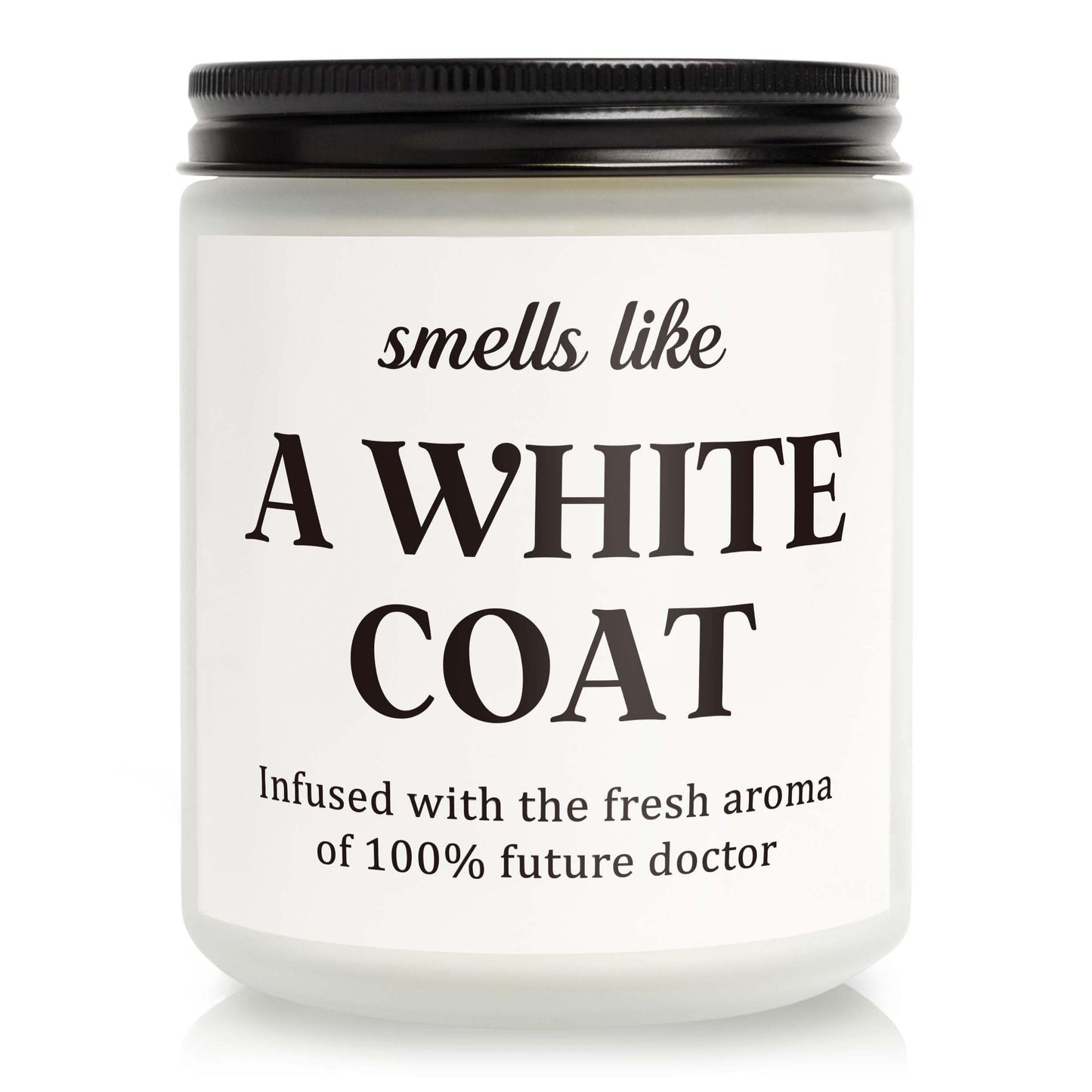 Future Doctor Candle, White Coat Ceremony Gifts, Doctors Day Gifts for Women, Medical Physician Assistant Gift for Medical School Students Graduation Med Student - Lavender Scented Candle (7oz)