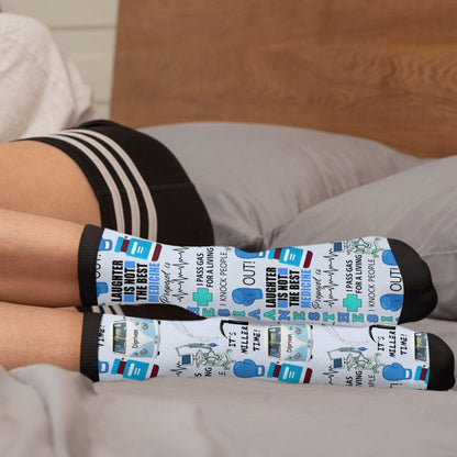 Novelty Socks Casual Crew Mid Calf Dress Socks For Women Men