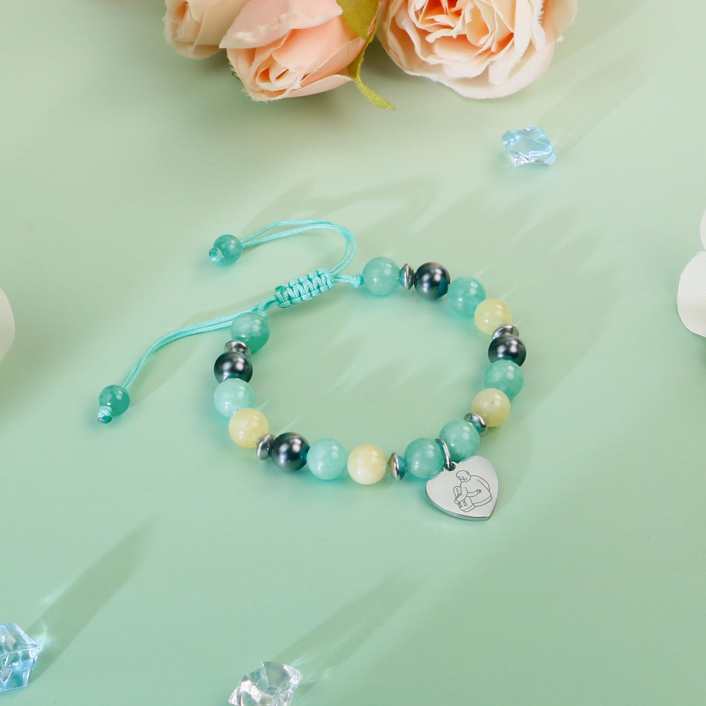 Sereney Dance Recital Gifts for Girls as Handmade Birthday Gift for Women New Grandma Sister in Law Friends Bestie Bracelets Best Friend Gift for Her