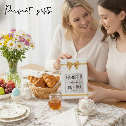 A Sweet Friendship Refreshes The Soul, Christian Gifts for Women Friends, Friendship Gifts for Christian Kitchen Towel Hand Towels, Hostess Gifts