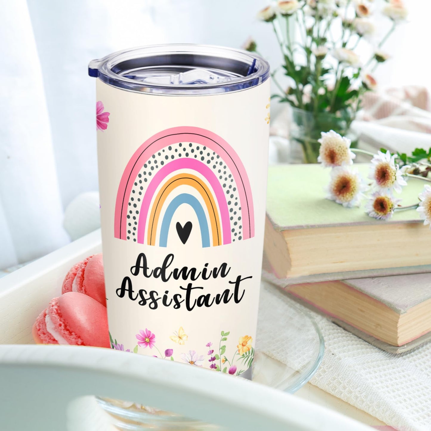 Administrative Assistant Gifts Administrative Professional Day Birthday Retirement Appreciation for Admin Assistant Tumbler Mug Cup 20oz