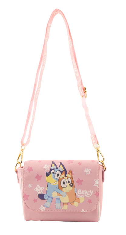 Bluey Purse for Girls | Official Bluey Crossbody Handbag with Adjustable Strap & Magnetic Flap | Toddler Purse, Preschool Handbag, Small Crossbody Shoulder Bag, Mini Purse for Kids Ages 3 and Up