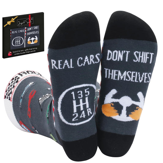 IRISGOD Funny Nerd Socks | Cool Stocking Stuffers | Holiday Gifts For Men and Women