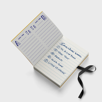 Suck UK Music Notebook - Cassette Tape Notebooks - Mix Tape Book - Retro Themed Gifts - Music Stationery - 80s Retro Gift - Pocket Size Notepad - Mini Tape Record - Multi Colour Mini Notebooks 3 Pack